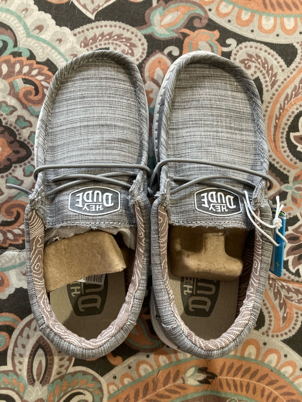 Hey Dude Slip-On Loafers in Light Gray